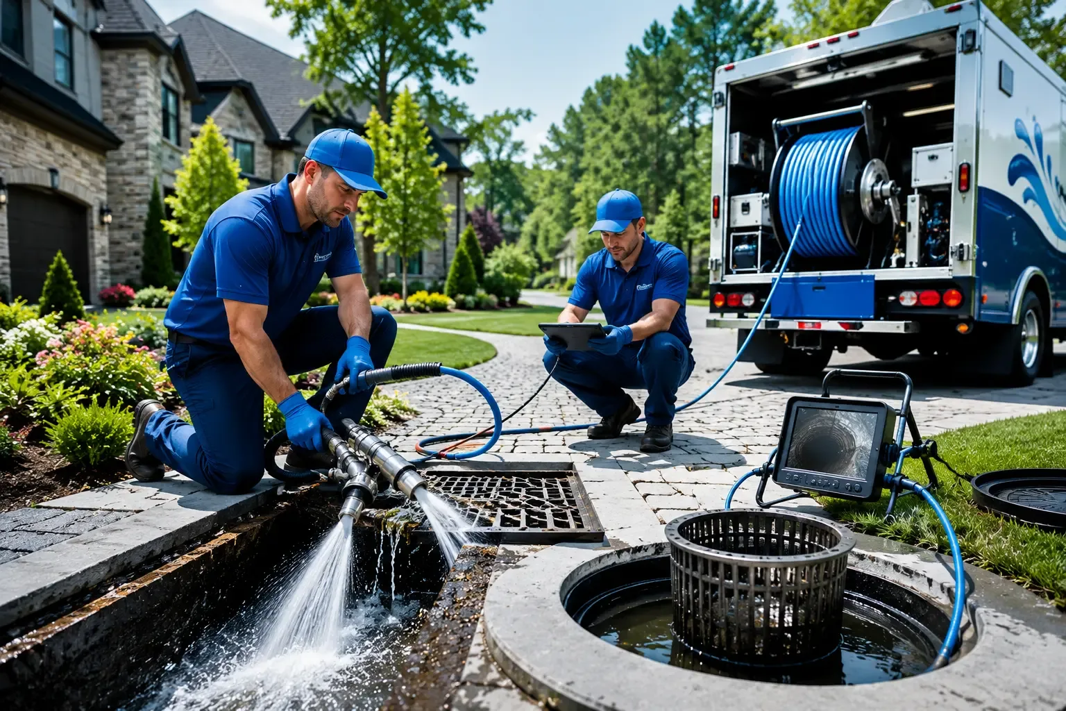 Local outdoor drain cleaning professionals in New Hope, PA